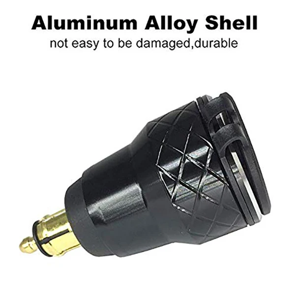 Двойной 5V 2.1A Din Usb адаптер переменного тока Алюминий сплава европейские мотоцикла