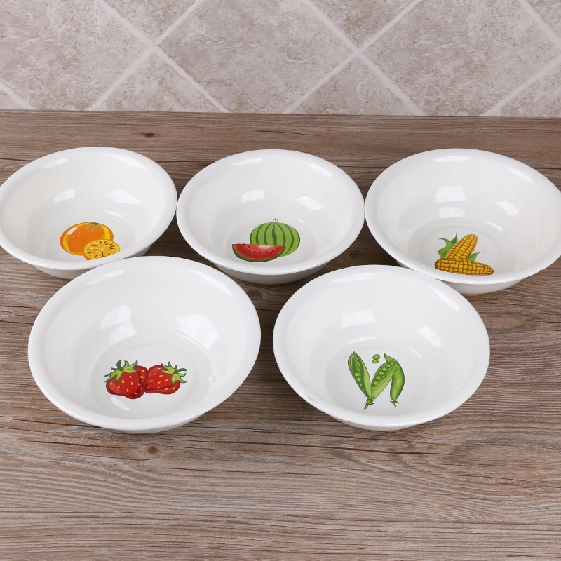 Эмалированная бутиковая Толстая эмалированная чаша для риса завтрака обеда