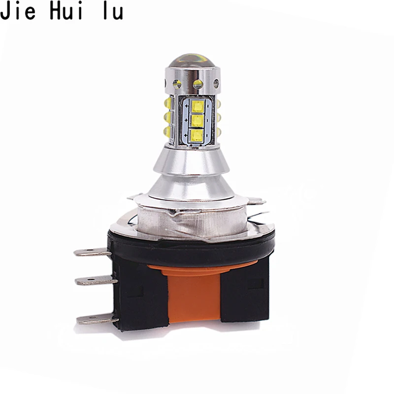 2 шт. автомобилей Белый H15 светодиодные противотуманные лампы 80w 12V ДХО фар дальнего света дальний свет фара для VW Golf 7 R-Line Golf 7