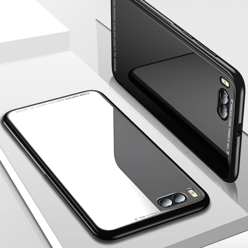 Чехол для телефона YUETUO из ТПУ с закаленным стеклом чехол xiaomi mi6 mi 6 my ksiomi xiomi