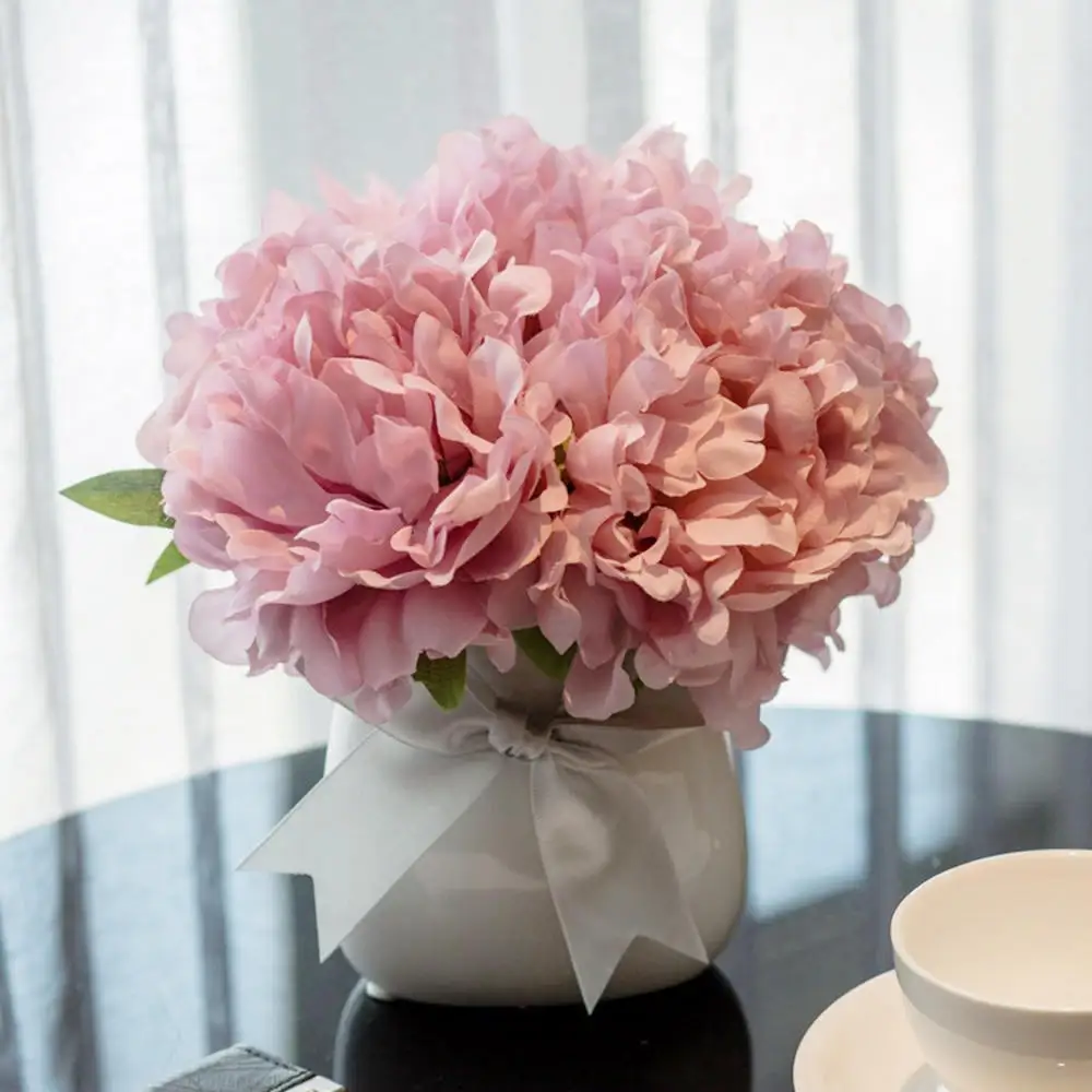 Silk Peony Wedding Bouquet for bridesmaids Bridal Bouquets White Pink Artificial Flowers Mariage Supplies Home Decoration | Свадьбы и
