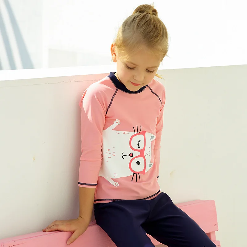 Комплект из двух предметов для девочек купальники с шапочкой плавания Детский