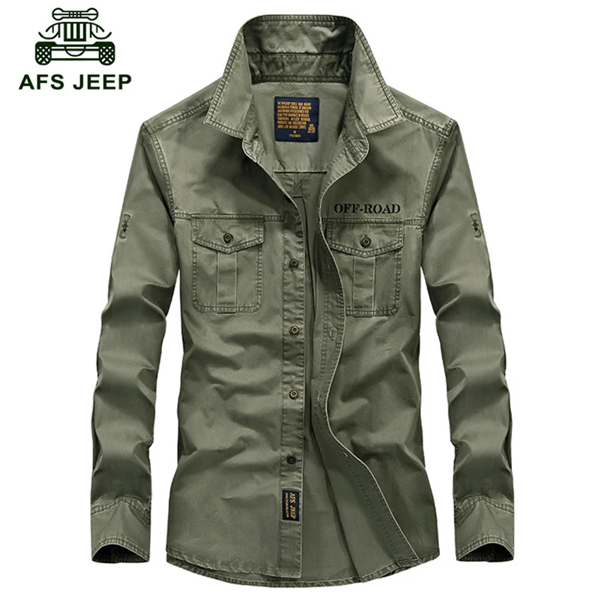 Бесплатная доставка АФН Jeep рубашка с длинными рукавами мужской зимний большой
