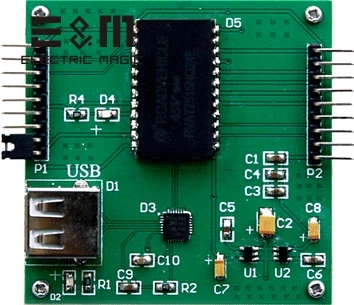 E & M 100 Гц 9 ось Отношение Сенсор для автомобиля ASV цифровой TTL SPI USB доска AHRS IMU