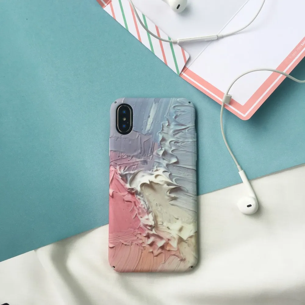 Роскошный абстрактный 3D Выбивает Световой чехол для iPhone X XS MAX XR Жесткий Чехол ПК 6