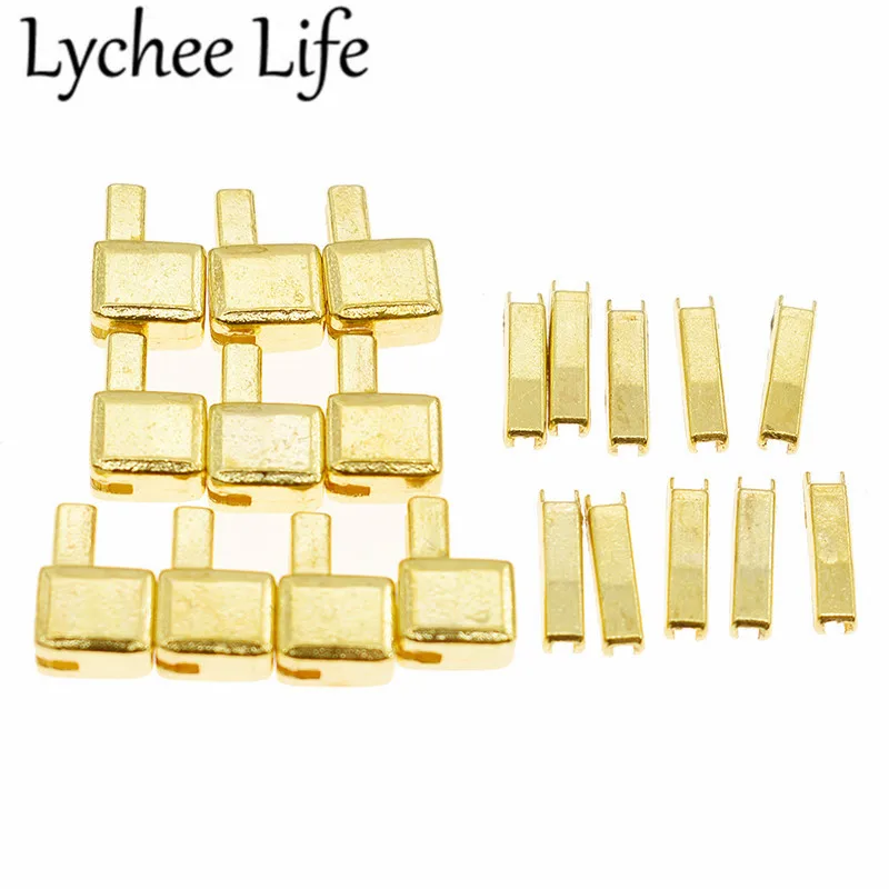 6 Lateral Lychee Life 10 шт. металлический фиксатор для ремонта молнии цинк 3# сплав застежки-молнии DIY ручной работы Швейные отсеки для одежды принадлежности аксессуары - Цвет: 6 Lateral