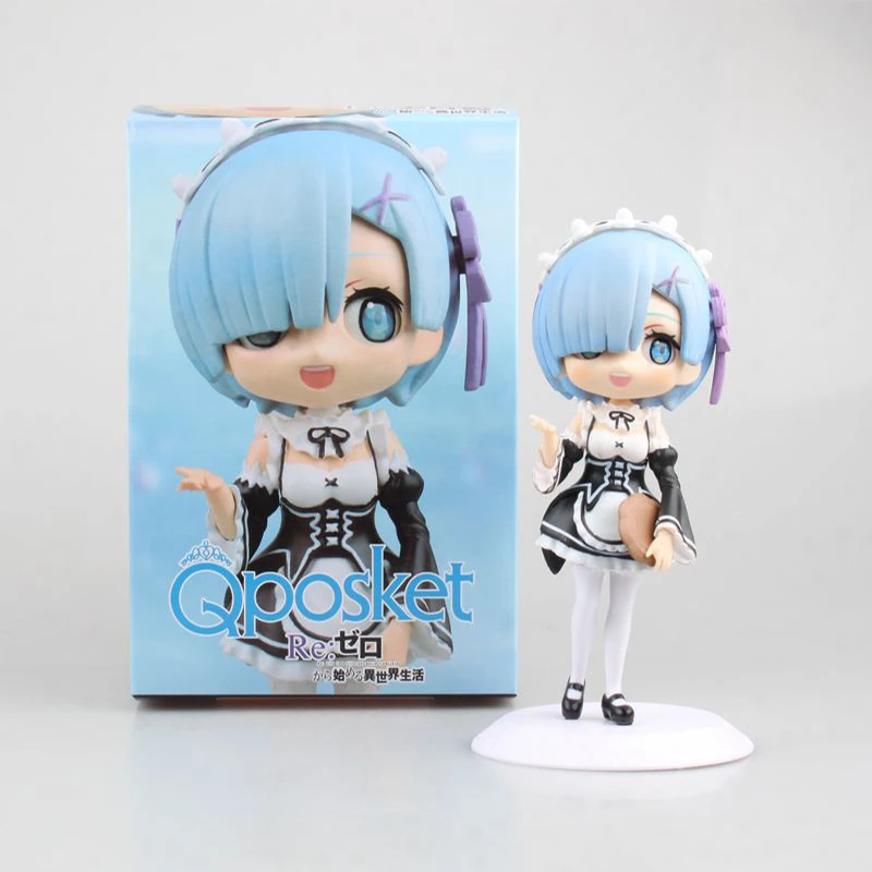 Фигурки игрушки Re: жизнь в другом мире от zero рам и рем Милая версия большие глаза