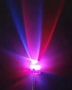 100 шт 2PIN 5 мм RGB 7 цветов медленная вспышка LED светоизлучающий диод (светодиод) Новые