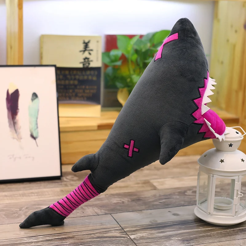 

Azoo 50cm Games Identity V Shark Plush Toys Soft Animal Shark Stick Plush Stuffed Toys for Kids Boys Birthday Gift