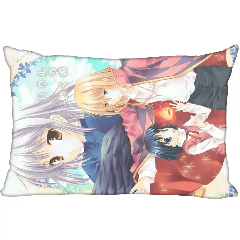 

ShunQian Howl's Moving Castle New Arrival Anime Rectangle Pillowcase Wedding Decorative Soft No Fade Pillow Cover Customize Gift