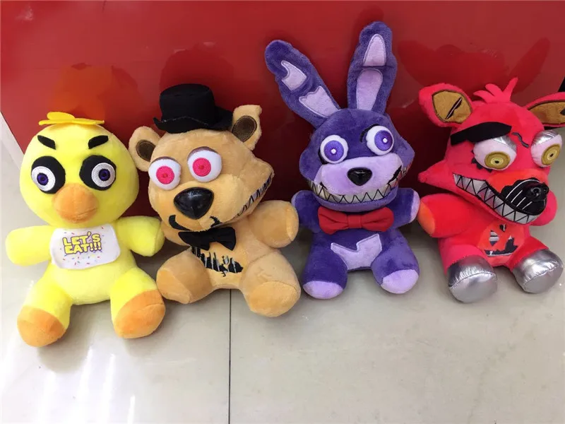 FNAF Five Nights At Freddy's Sister Location плюшевые игрушки медведь Фредди Бонни Фокси Baby Ballora