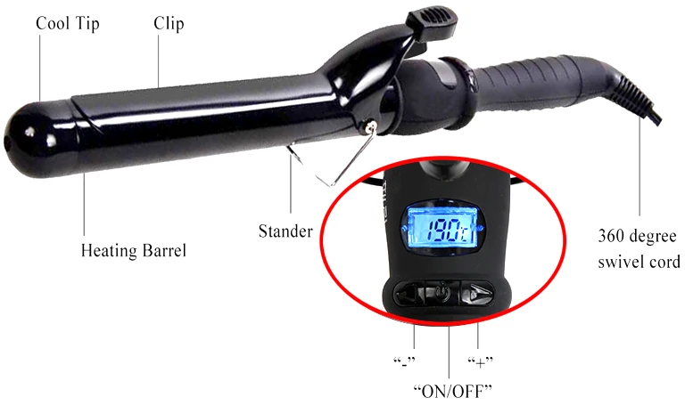 Профессиональные щипцы для завивки волос Керамические инструменты стилизации