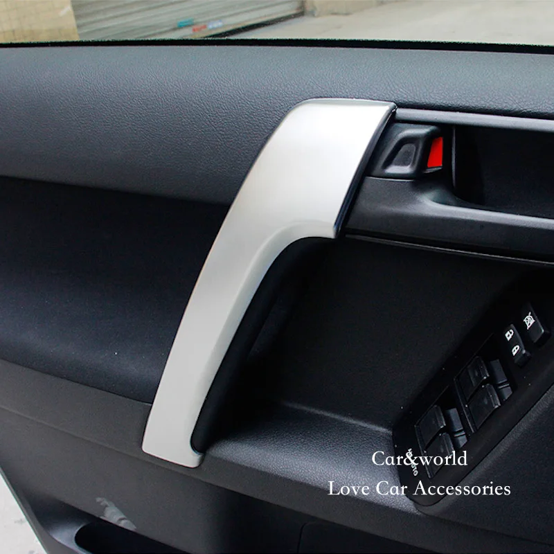 

For 2010-2021 Toyota Land Cruiser Prado J150 150 Front Door shook hands Cover Interior Armrest Panel Handrail Car Accessories