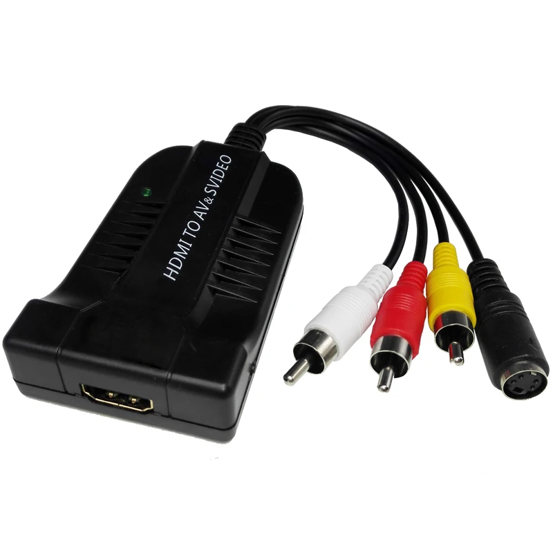Адаптер преобразователя видео AV CVBS 1080P HDMI-штекер RCA для ТВ | Электроника