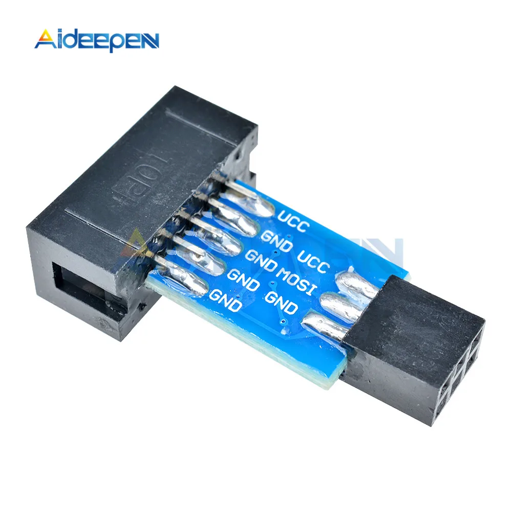10 шт. Стандартная плата адаптера для ATMEL STK500 AVRISP USBASP ISP | Инструменты