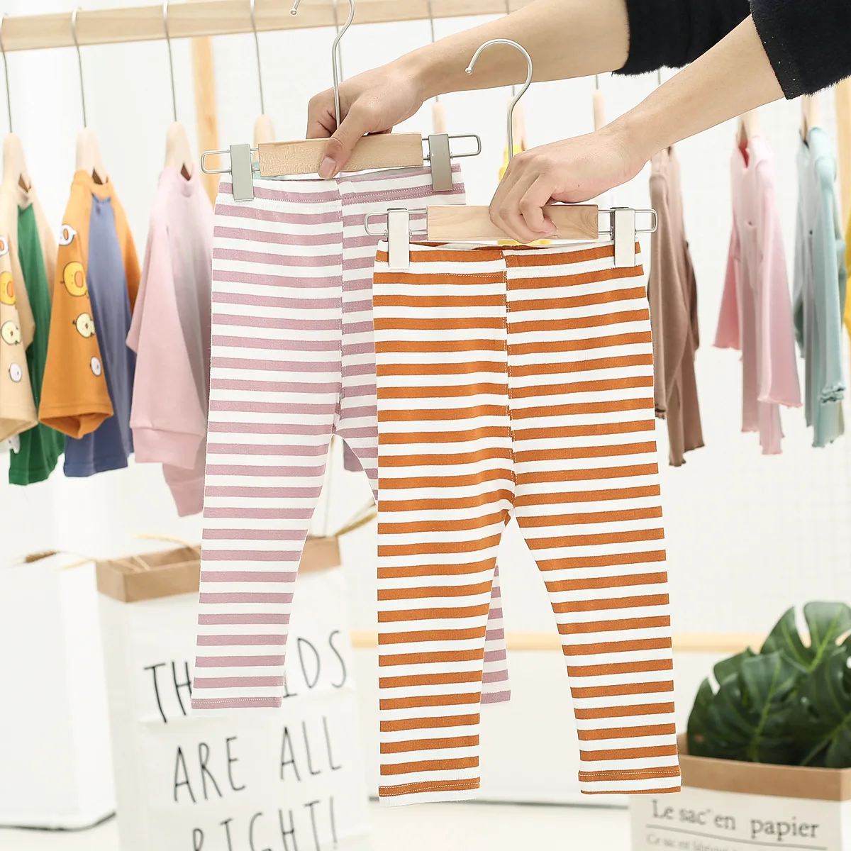 Весенние детские штаны длинные брюки леггинсы для маленьких девочек и мальчиков