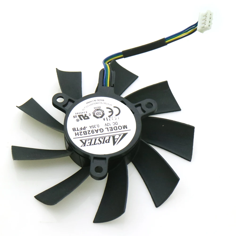Бесплатная доставка GA92B2U PFTB 12V 0.35A 4Pin 87 мм VGA вентилятор для Dataland DEVIL R9 390X