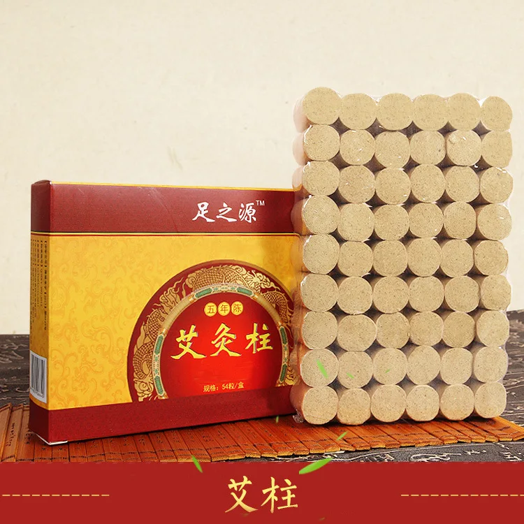 108 шт./лот 5 лет Мини палочки мокса + иглоукалывание массаж коробки для копченый