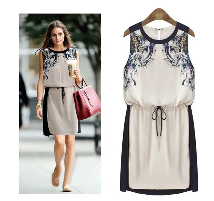 

Женское платье с этническим принтом, Повседневное платье в европейском стиле ретро, большие размеры, весна-лето