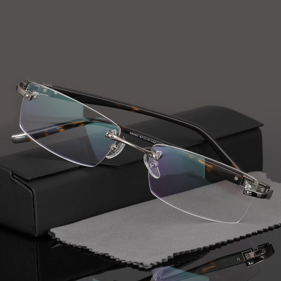 Новинка 2017 мужские очки из титанового сплава качественные прогрессивные линзы