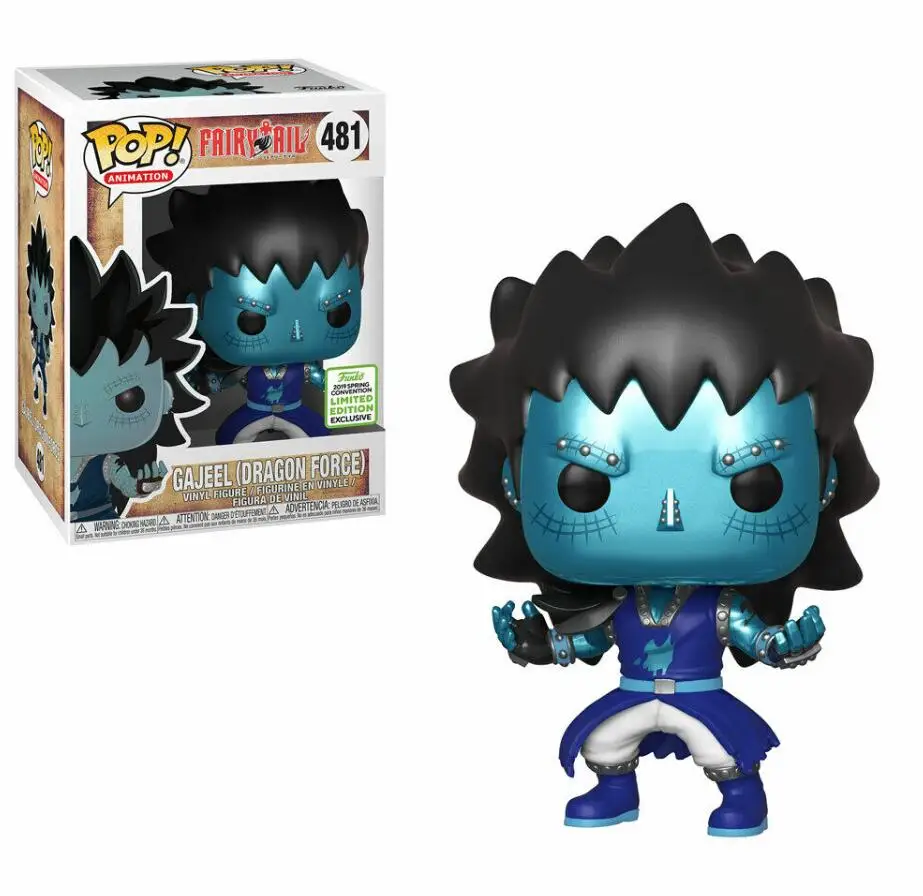 Funko Pop аниме Фея хвост Коллекция Модель игрушки Счастливый экшн фигурка из фильма