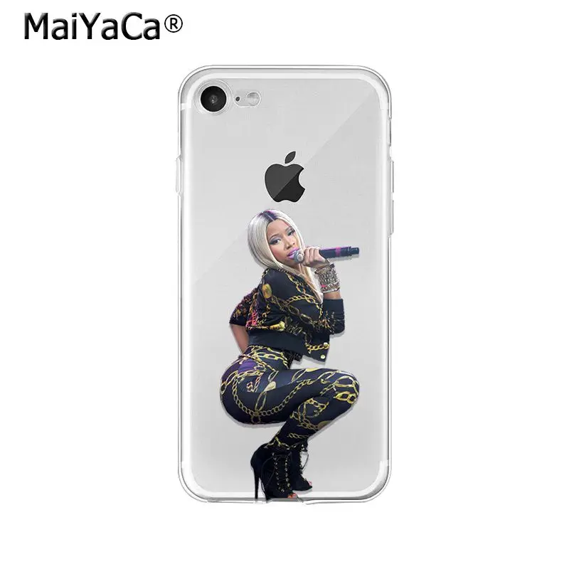 A16 MaiYaCa Рэппер Nicki Minaj мягкий чехол для телефона из ТПУ для iPhone X XS MAX 6 6S 7 7plus 8 8Plus 5 5S XR - Цвет: A16