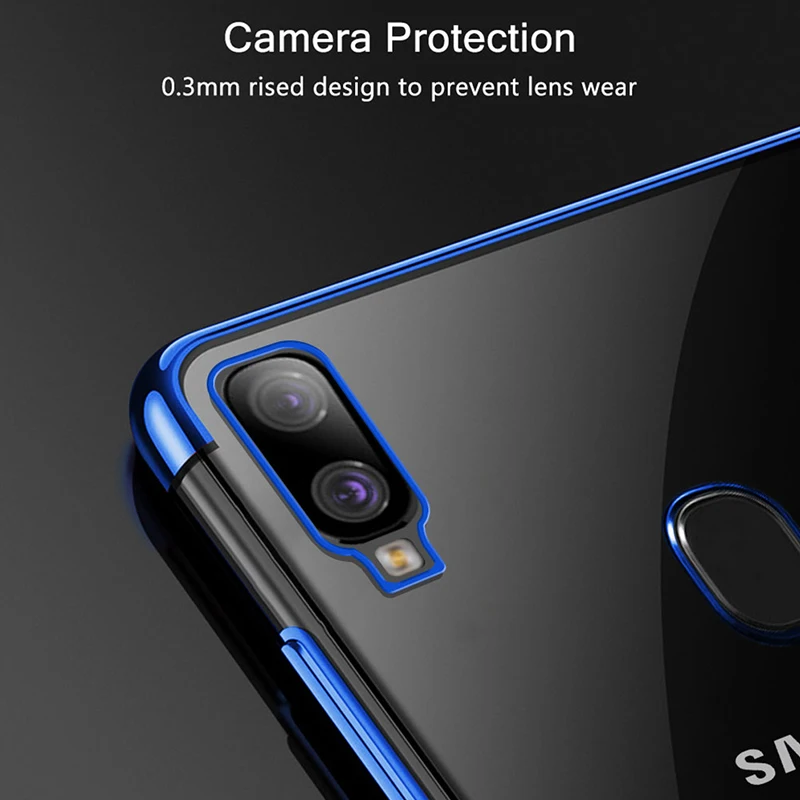 Простой чехол для Samsung Galaxy A40 A40S мягкий бампер Ультратонкий силиконовый A 40 A40s |