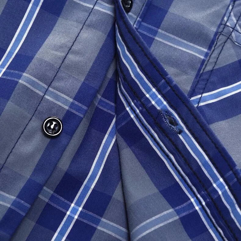 Camisa masculina Мужская Мода Рубашки в клетку Повседневная рубашка с длинным рукавом Для мужчин kemeja Slim Fit Бизнес Рубашки для мальчиков социальной сорочка X511
