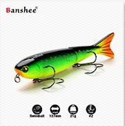 Banshee 1 шт. рыболовные приманки K223 ассорти цветов гольян isca искусственная жесткая приманка pesca leurre медленное погружение Jerkbait хрень воббер