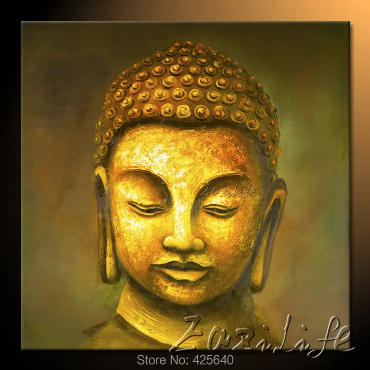 Будда картина Дзен холст стены искусства современный абстрактная живопись