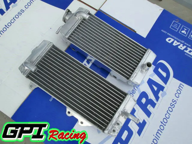 GPI алюминиевый гоночный радиатор для алюминиевого радиатора KAWASAKI KXF250 KX250F KX 250F KXF
