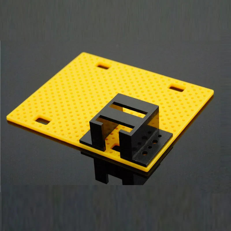 2PCS Mini 130 180 Micro Motor Mount Set black Plastic Fixed Bracket Gearbox Toy Car Accessories | DC