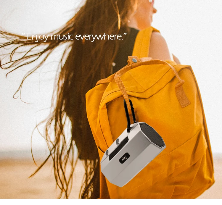 NBY 2290 Портативный Bluetooth динамик мини беспроводной динамик с микрофоном бас IPX6 Водонепроницаемый Открытый динамик Поддержка FM TF карта