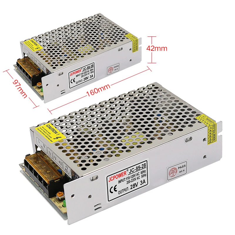 DC 28V 3A 85W led Импульсный источник питания Интерком силовой трансформатор