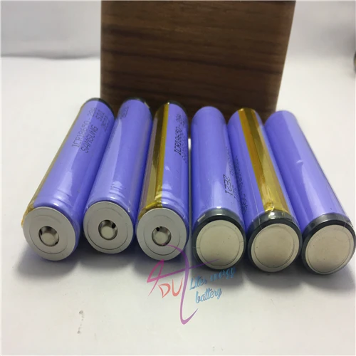 (2 шт./лот 28A ICR18650 SDI 18650 2800mah 3 7 V Battery cell button top с защитой|Перезаряжаемые батареи| |