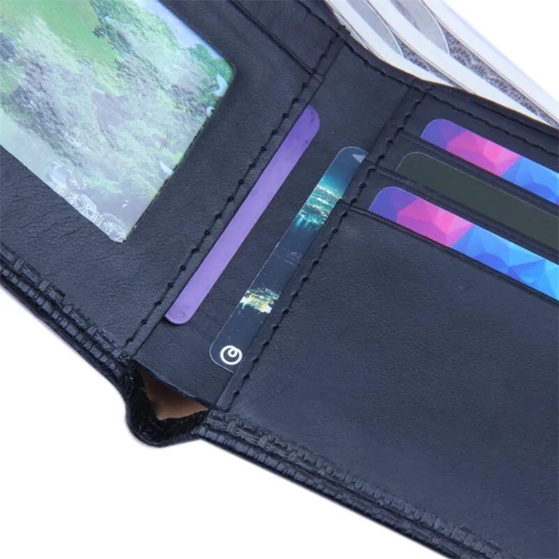 2018 Casual Men PU Leather Brand Luxury Wallet Short Slim Male Purses Money Clip Credit Card Dollar Price Wallets Carteria | Багаж и сумки