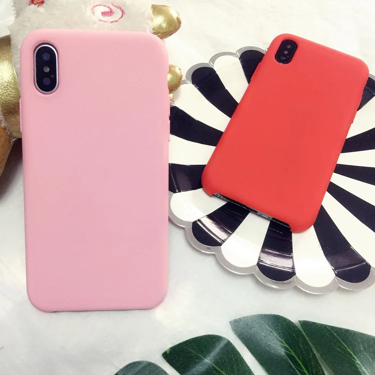 Оригинальный Мягкий силиконовый чехол для Apple iPhone 6 s 7 8 Plus телефона X 6Plus 7Plus Coque |