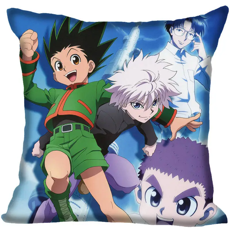 Новое поступление, наволочка для подушки Hunter X Hunter, для спальни, для дома или офиса, декоративные наволочки, квадратная Подушка на молнии, сатиновые мягкие, не выцветают - Цвет: 8