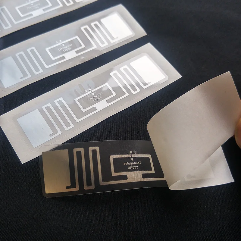Наклейки RFID UHF метки с влажной инкрустацией упаковка из 1000 шт. можно наклеить на