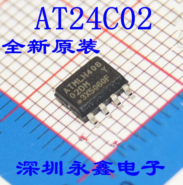 

10 шт. в партии 24C02 AT24C02 AT24C02BN-SH-T стандартного режима работы