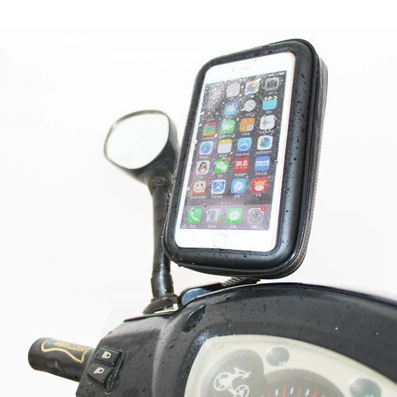 Мотоциклетный держатель для телефона с зеркалом заднего вида подставка iPhone6 7 8Plus