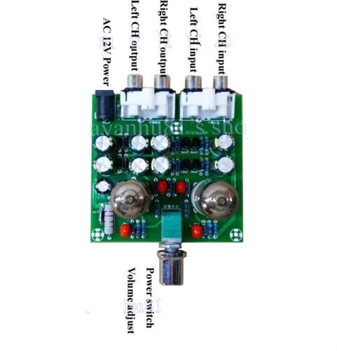 X10-D Circuit HIFI 6J1 Valve предусилитель стерео плата предусилителя | Электроника