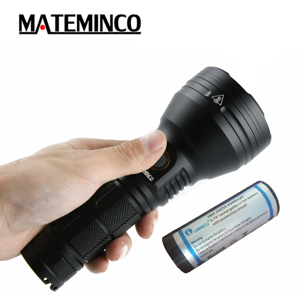 MATEMINCO MT35 мини-usb перезаряжаемый фонарик SST40 max 2400 люмен длинный луч бросок 875 метра уличный фонарик с 26650 батареей