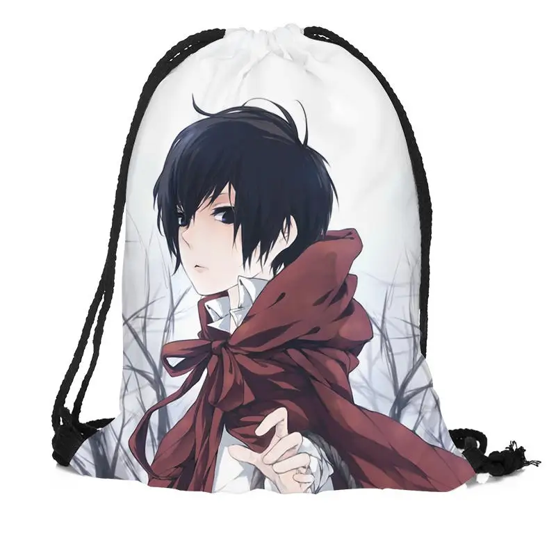 Новые модные рюкзаки на заказ HITMAN REBORN сумки шнурке с принтом Женский школьный