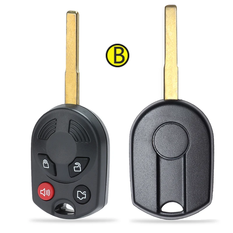 KEYECU 1x / 2x for Ford Edge Escape Lincoln Aviator MKS Mazda Tribute Mercury Car Key Shell Case Fob 3+1 4 Button | Автомобили и