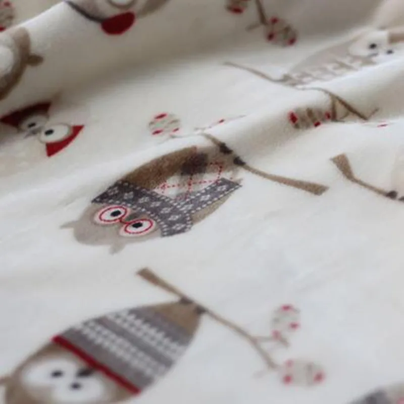 Заводская цена большое Фланелевое покрывало для дивана с рисунками из