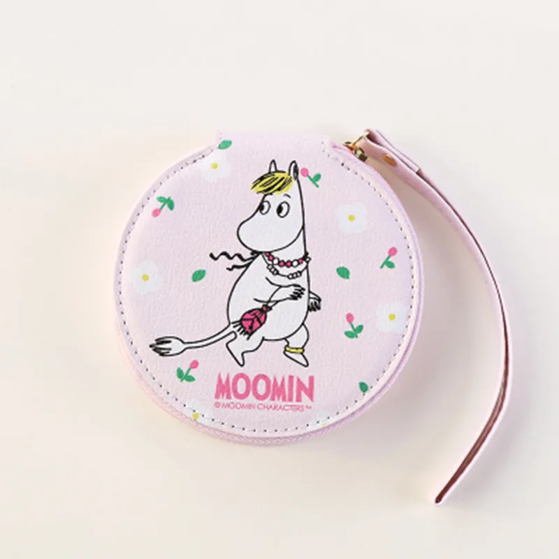Moomin кошелек для монет из искусственной кожи Детский плюшевый Кошелек на молнии