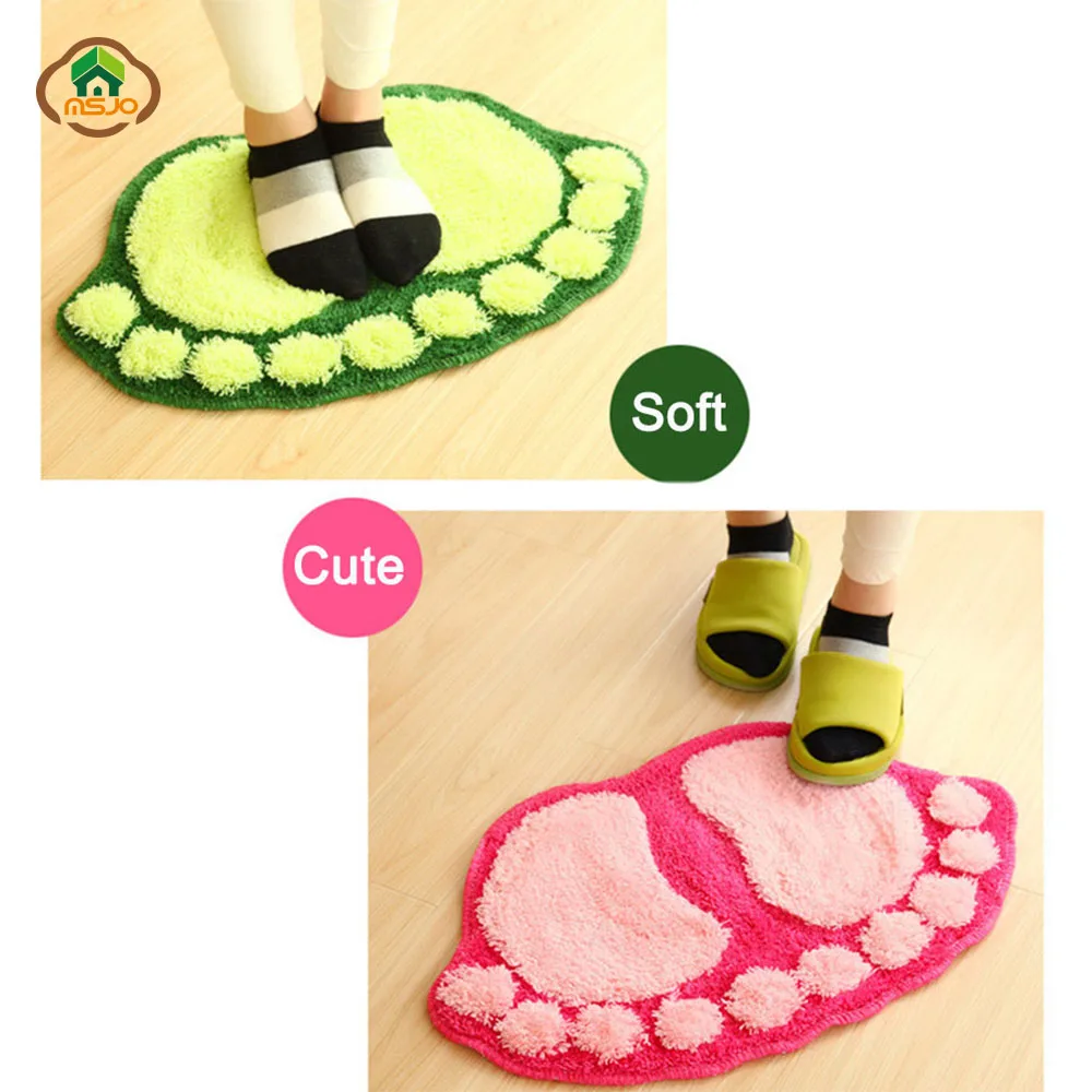 MSJO коврик для ванной с принтом ванная комната микрофибра хлопок поглощение воды