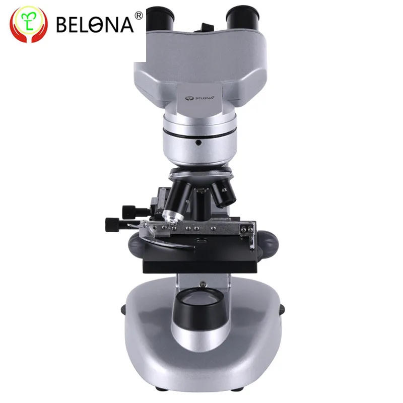 Профессиональный Биологический микроскоп BELONA 40 800X светодиодный студенческий