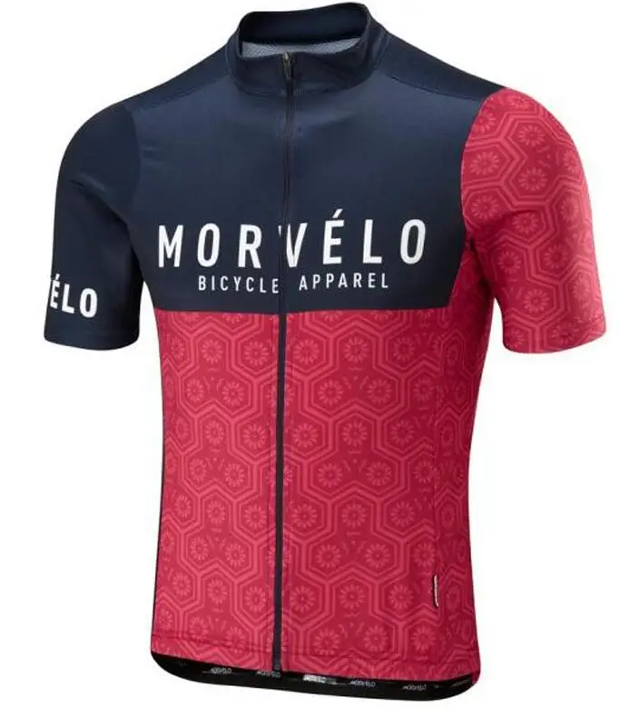 Мужская/Женская спортивная рубашка Morvelo трикотажная быстросохнущая одежда для